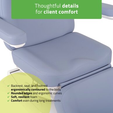 Cosmetology chair Elara PRO 4, violet 3