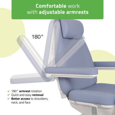 Cosmetology chair Elara PRO 4, violet 5