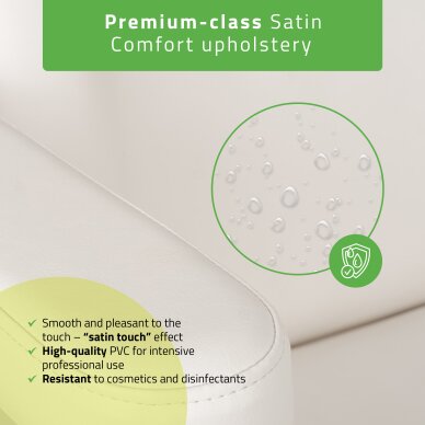 Косметологическое кресло Elara PRO 6P, white 8