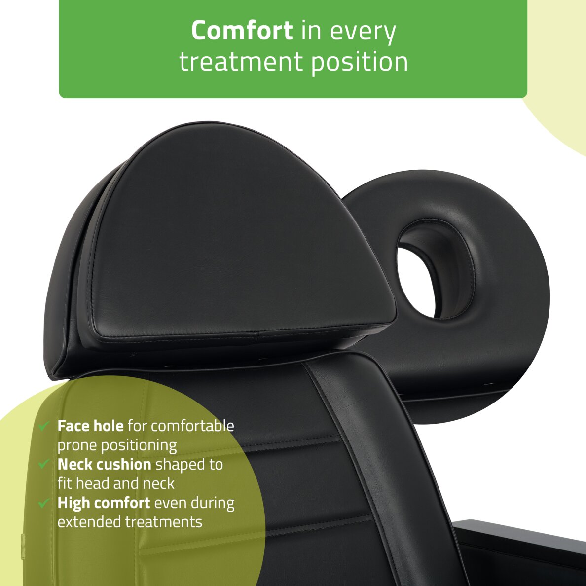 Electric cosmetology chair Leo PRO 4 Black 3