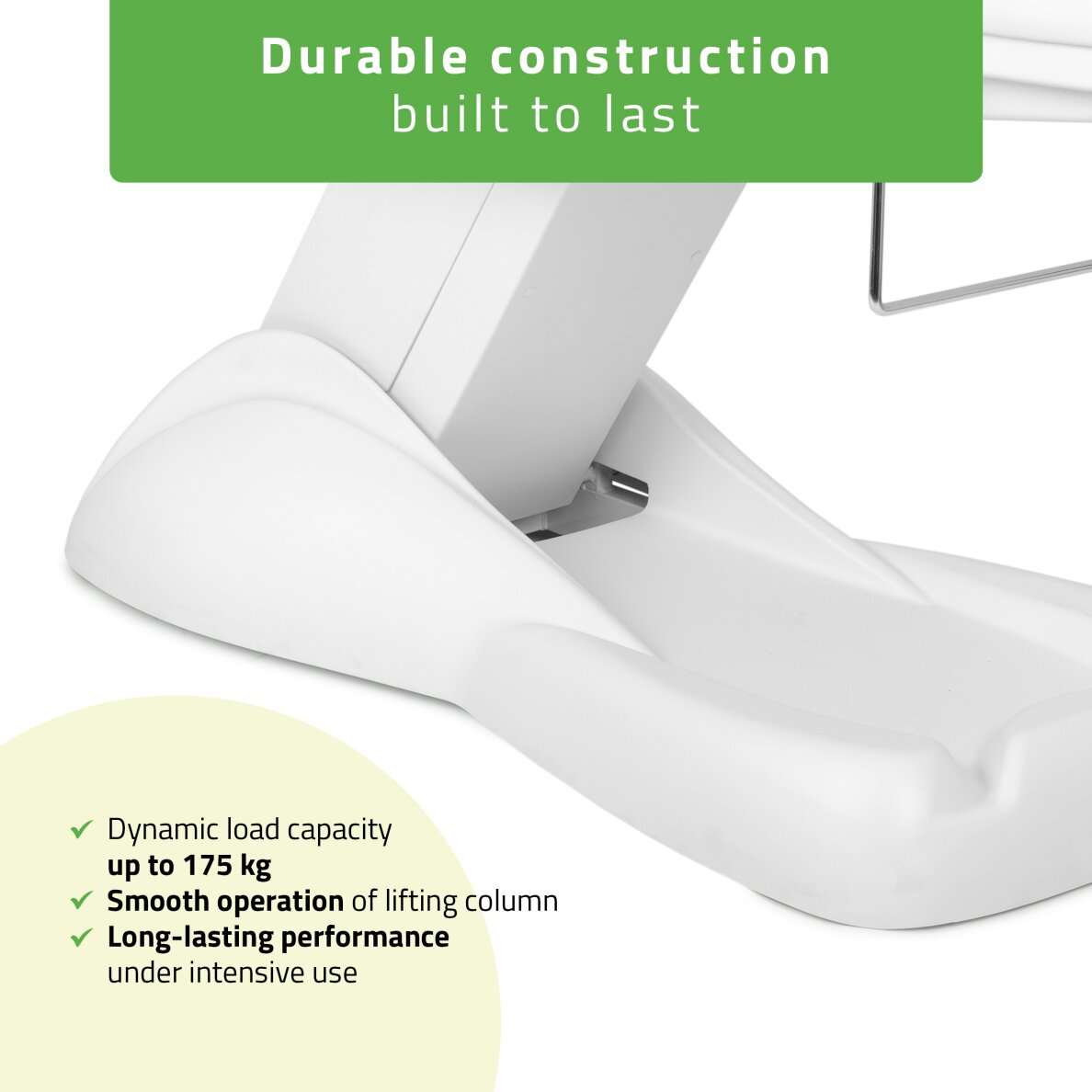 Elektriskais kosmetoloģijas krēsls Leo PRO 4 White 9