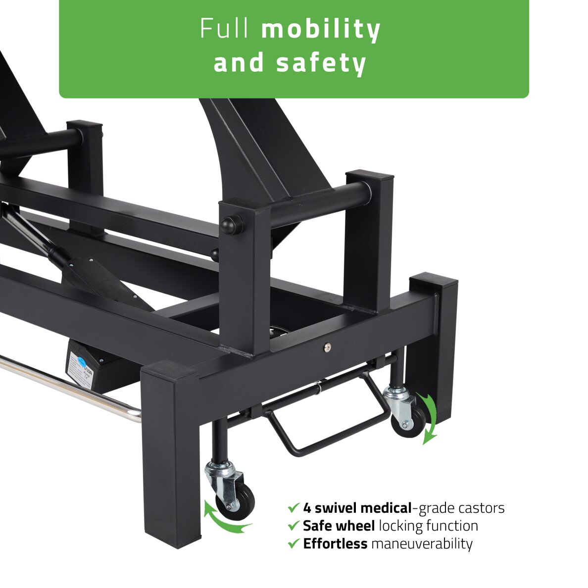 Elektrinis masažo procedūrų stalas Fortis 2 ERGO grey 3