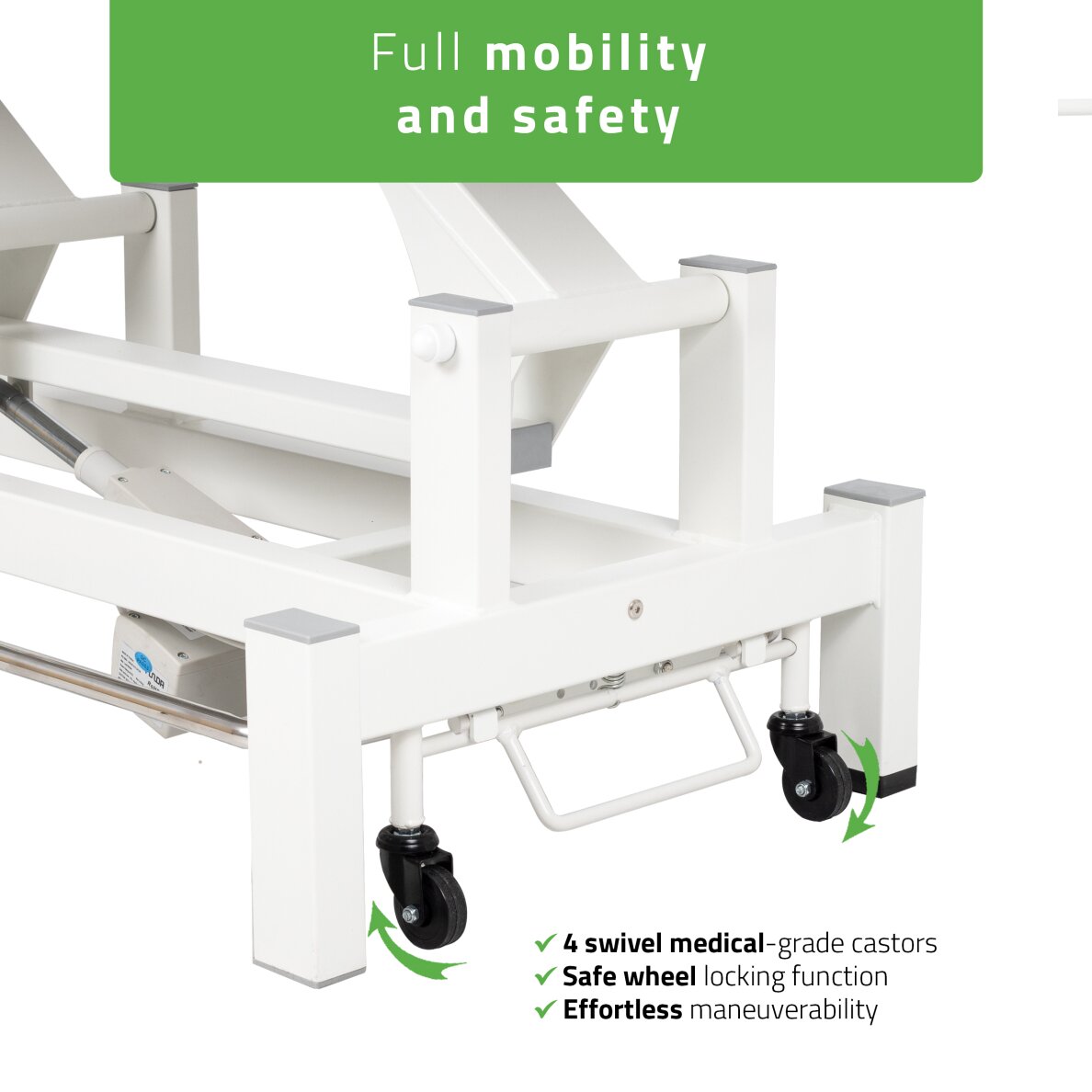Elektrinis masažo procedūrų stalas Fortis 2 ERGO light grey 5