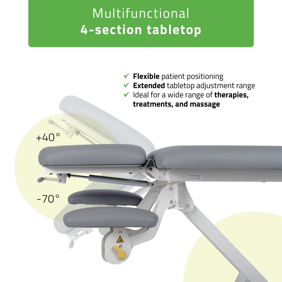 Stacjonarny elektryczny stół do masażu Proxima V4 Ergo K322 Szary 3 Stacjonarny elektryczny stół do masażu Proxima V4 Ergo K322 Szary 3