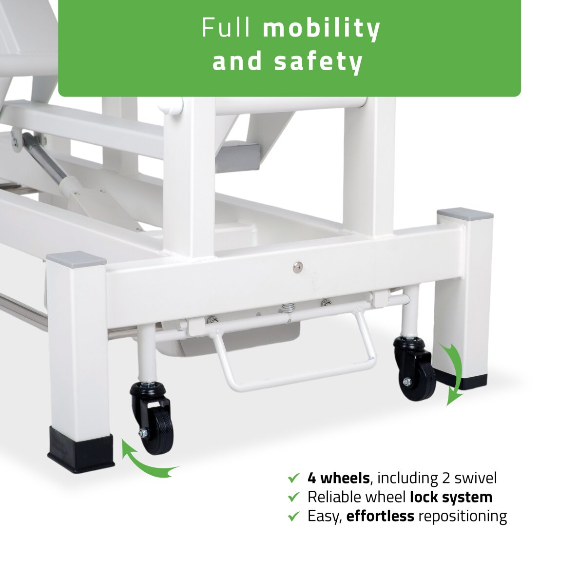 Stationary electric massage table Fortis 5 ERGO PRO K729 Light Gray 5