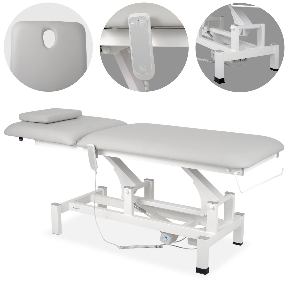 Stationary electric massage table Fortis 2 K729 Light Gray Stationary electric massage table Fortis 2 K729 Light Gray