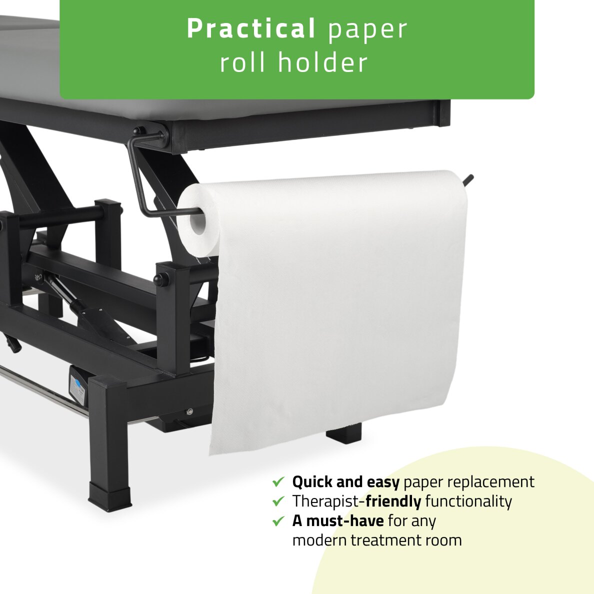 Стационарный электрический массажный стол Fortis 2 PRO K722 Gray 5