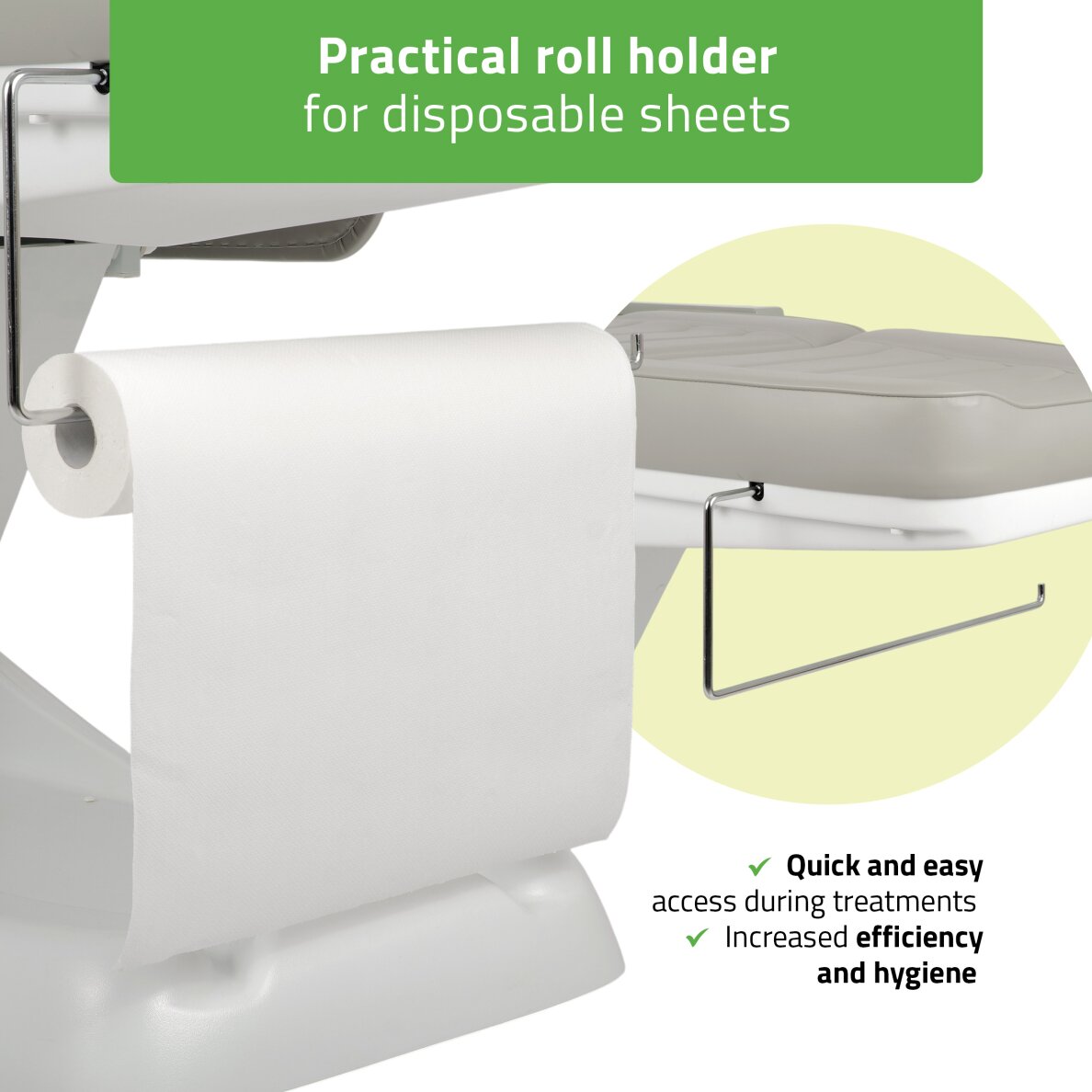 Sähköinen kosmetologituoli Leo PRO 4Harmaa 7 Sähköinen kosmetologituoli Leo PRO 4Harmaa 7