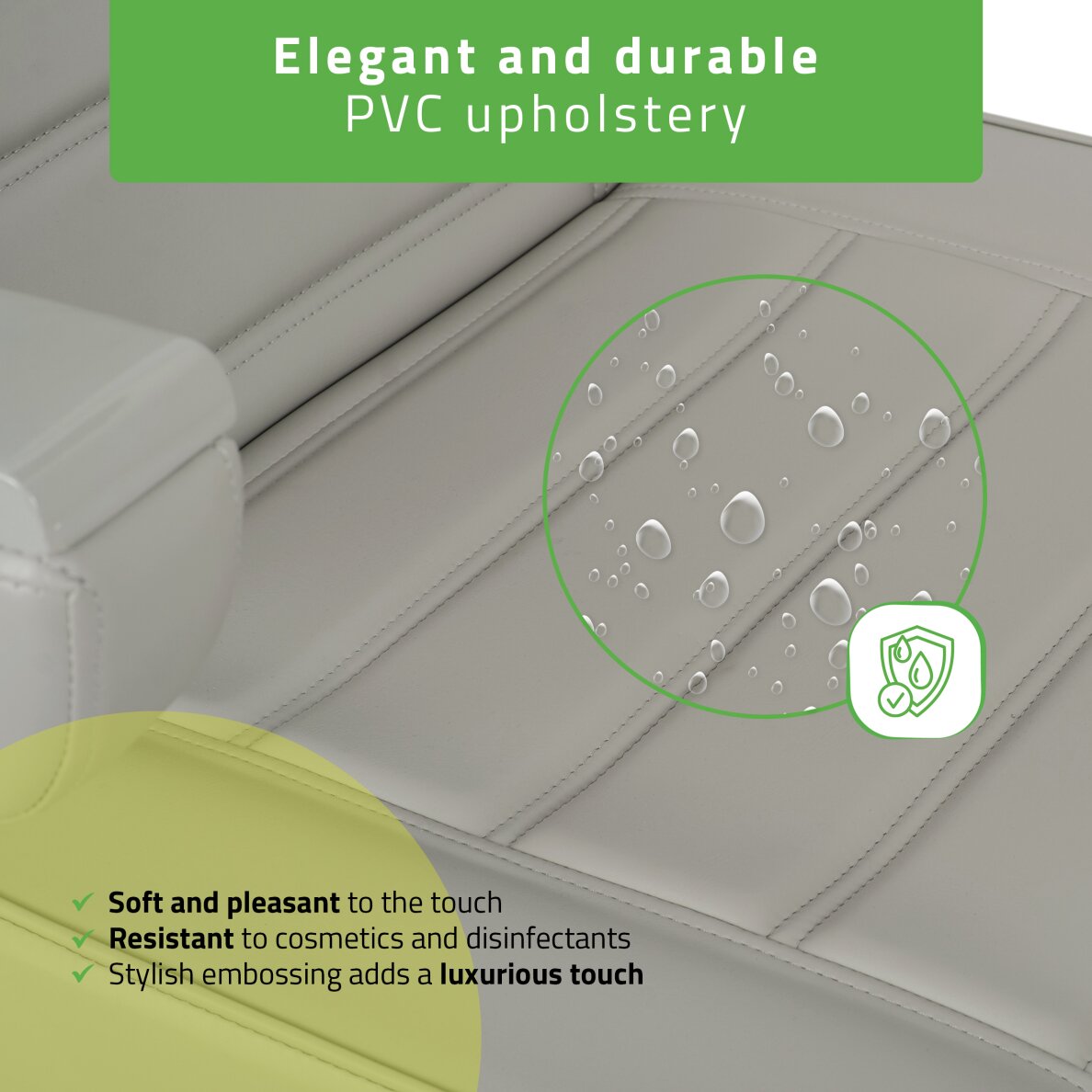 Sähköinen kosmetologituoli Leo PRO 4Harmaa 8