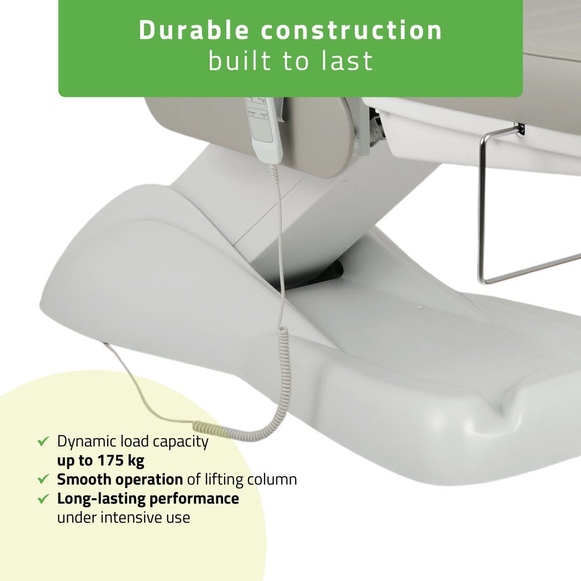 Sähköinen kosmetologituoli Leo PRO 4Harmaa 9 Sähköinen kosmetologituoli Leo PRO 4Harmaa 9