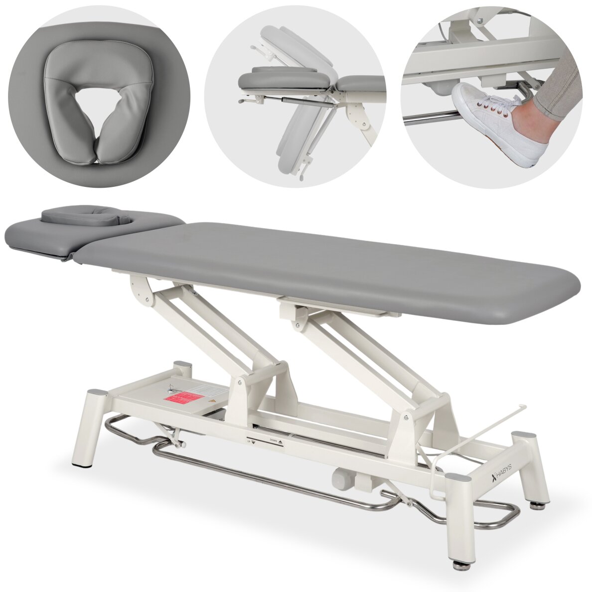 Stationary electric massage table Proxima V2 Ergo K322 gray Stationary electric massage table Proxima V2 Ergo K322 gray