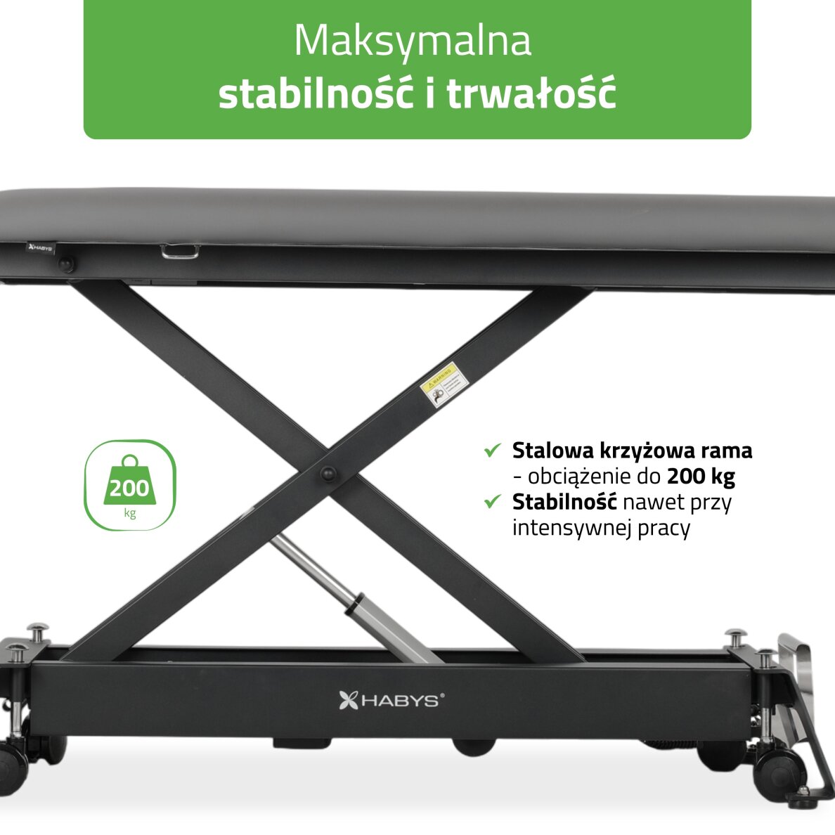 Elektrinis masažo procedūrų stalas Evero Cross X4 ERGO Grey 6