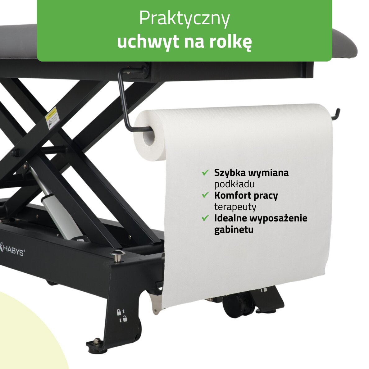 Elektrinis masažo procedūrų stalas Evero Cross X4 ERGO Grey 7