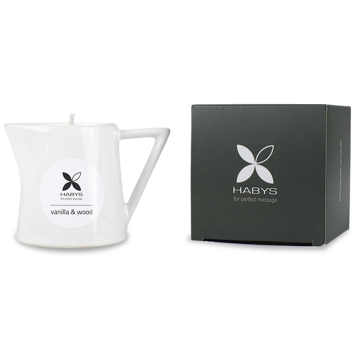 Massaažiküünal Habys vanilje ja puidu lõhnaga 110 ml