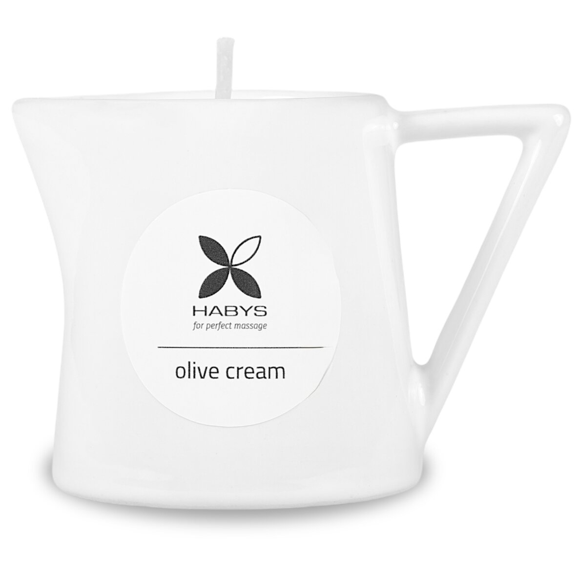Masāžas svece Habys Olive Cream 110 ml 2 Masāžas svece Habys Olive Cream 110 ml 2