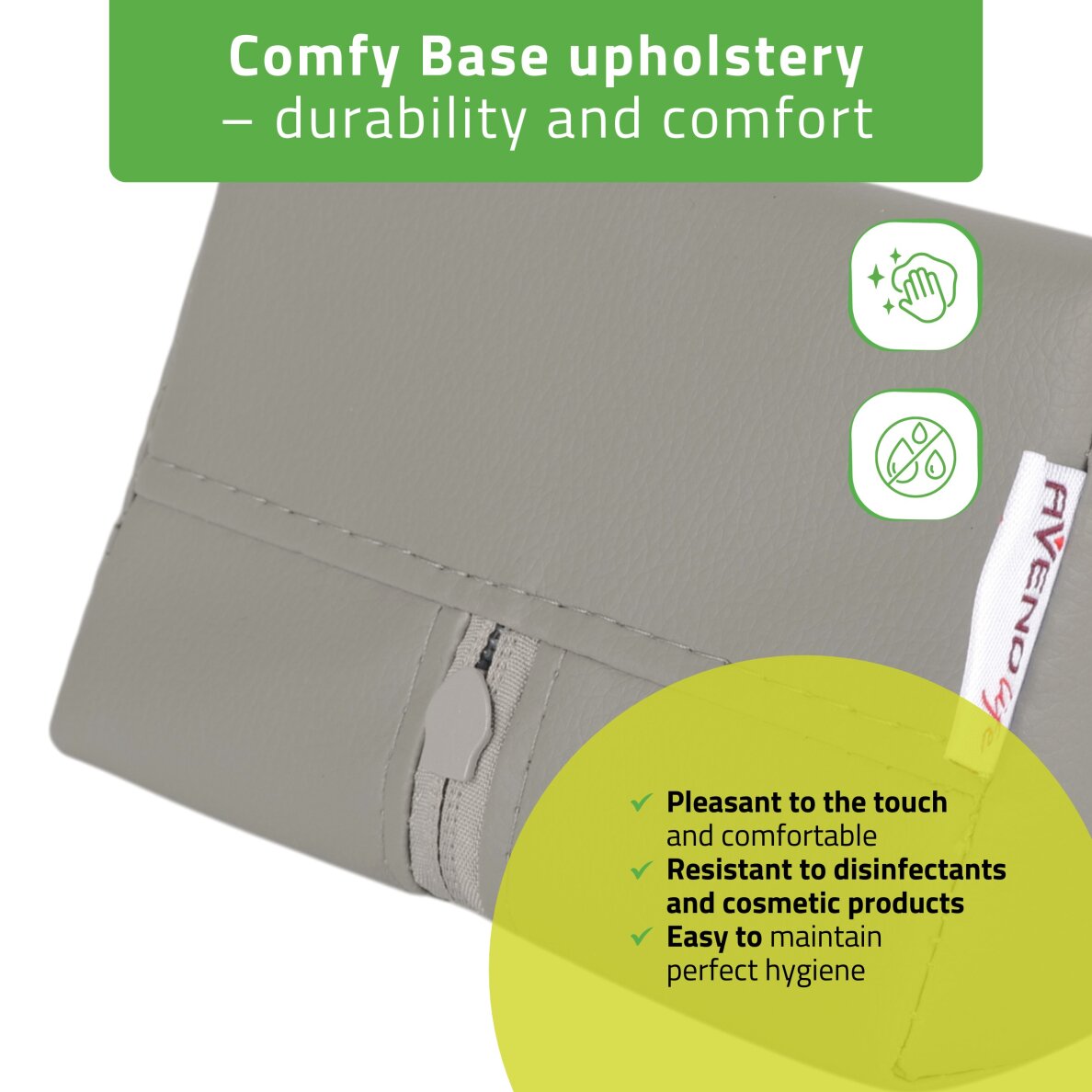 Poduszka masująca Aveno Life K522 20x15x10 cm, szara 3