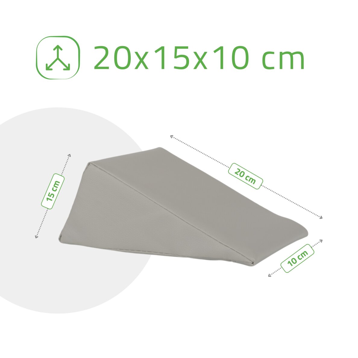 Poduszka masująca Aveno Life K522 20x15x10 cm, szara 4 Poduszka masująca Aveno Life K522 20x15x10 cm, szara 4