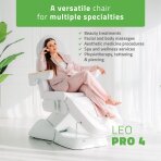 Electric cosmetology chair Leo PRO 4 White