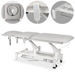 Stationäre elektrische Massageliege Fortis 5 ERGO PRO K729 Hellgrau