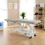 Stationäre elektrische Massageliege Fortis 5 ERGO K729 Hellgrau