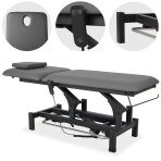 Stationäre elektrische Massageliege Fortis 2 PRO K722 Grau