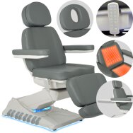 Elektryczny fotel kosmetyczny Luxoria PRO 5 Szary