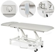 Elektrinis masažo procedūrų stalas Fortis 2 ERGO light grey