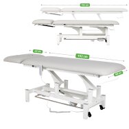Elektrinis masažo procedūrų stalas Fortis 2 ERGO light grey