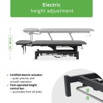 Electric massage treatment table Fortis 4 ERGO grey Electric massage treatment table Fortis 4 ERGO grey