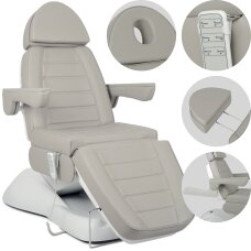Электрическое косметологическое кресло Leo PRO 4Grey