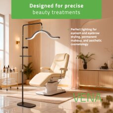 Kosmētiskā LED lampa Vena tumši melna 45W