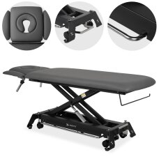 Sähköinen kosmetologinen hoitopöytä Evero Cross X4 Ergo Satin Comfort K722 Grey