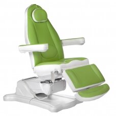 Kosmetoloģijas krēsls MAZARO ELECTRIC ARMCHAIR 4 MOTOR GREEN