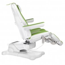 Kosmetoloģijas krēsls MAZARO ELECTRIC ARMCHAIR PEDI 4 MOTOR GREEN