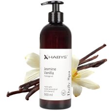 Jasmine and vanilla aroma massage oil, 500 ml Jasmine and vanilla aroma massage oil, 500 ml