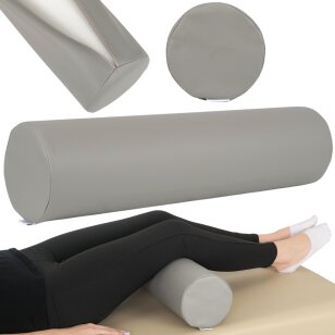 Apaļais masāžas rullis Aveno Life K522 15x60 cm, pelēks