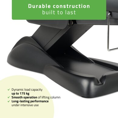 Electric cosmetology chair Leo PRO 4 Black 8 Electric cosmetology chair Leo PRO 4 Black 8