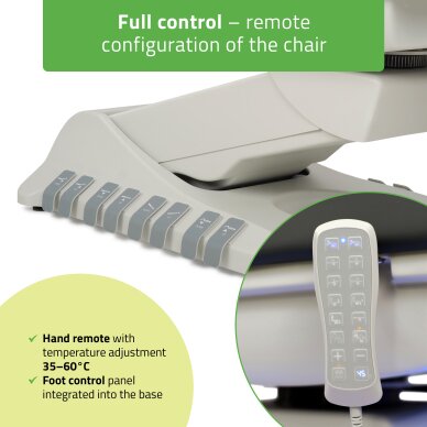 Electric beauty chair Luxoria PRO 5 Grey 4