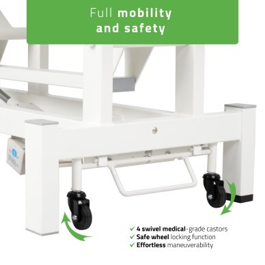 Elektrinis masažo procedūrų stalas Fortis 2 ERGO light grey 4