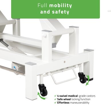 Elektrinis masažo procedūrų stalas Fortis 2 ERGO light grey 5 Elektrinis masažo procedūrų stalas Fortis 2 ERGO light grey 5
