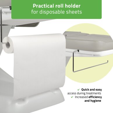 Sähköinen kosmetologituoli Leo PRO 4Harmaa 7 Sähköinen kosmetologituoli Leo PRO 4Harmaa 7