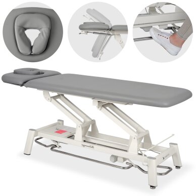 Stationary electric massage table Proxima V2 Ergo K322 gray Stationary electric massage table Proxima V2 Ergo K322 gray