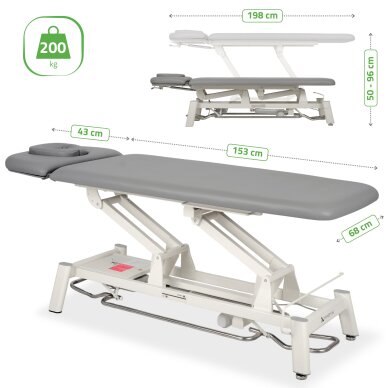 Stationary electric massage table Proxima V2 Ergo K322 gray 7 Stationary electric massage table Proxima V2 Ergo K322 gray 7