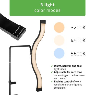 Lampa kosmetyczna LED Vena Dark Black 45W 4 Lampa kosmetyczna LED Vena Dark Black 45W 4
