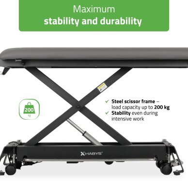 Elektriline kosmeetilise teraapia laud Evero Cross X4 Ergo Satin Comfort K722 Grey 6 Elektriline kosmeetilise teraapia laud Evero Cross X4 Ergo Satin Comfort K722 Grey 6