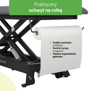 Elektrinis masažo procedūrų stalas Evero Cross X4 ERGO Grey 7