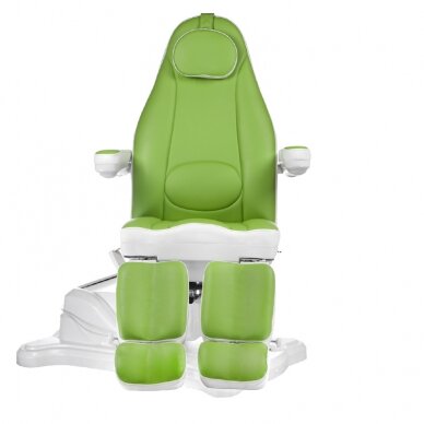 Kosmetoloģijas krēsls MAZARO ELECTRIC ARMCHAIR PEDI 3 MOTOR GREEN 2