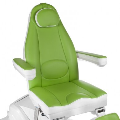 Kosmetoloģijas krēsls MAZARO ELECTRIC ARMCHAIR PEDI 3 MOTOR GREEN 3