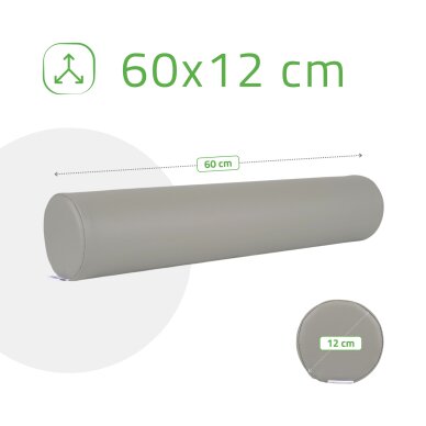 Apaļais masāžas rullis Aveno Life K522 12x60 cm, pelēks 4 Apaļais masāžas rullis Aveno Life K522 12x60 cm, pelēks 4