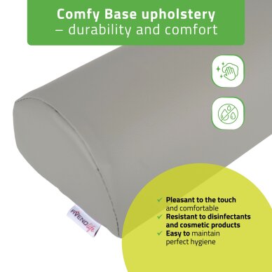 Pusloka masāžas spilvens Aveno Life K522 60x15x10 cm, pelēks 3 Pusloka masāžas spilvens Aveno Life K522 60x15x10 cm, pelēks 3